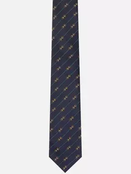 Шелковый галстук Gucci, синий