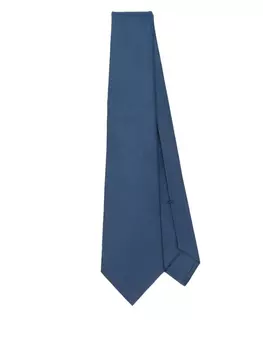Шелковый галстук Kiton, синий