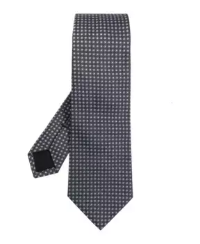 Шелковый галстук Lanvin, серый