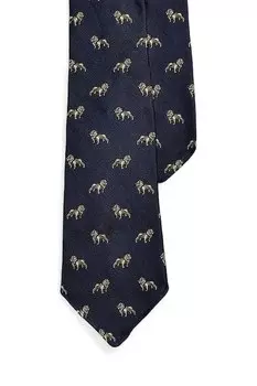 Шелковый галстук Polo Ralph Lauren, темно-синий