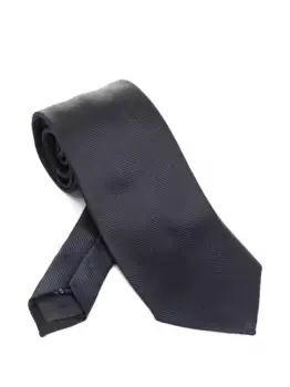 Шелковый галстук в елочку TOM FORD, синий