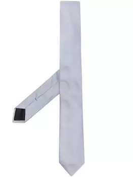 Шелковый галстук в рубчик Givenchy, фиолетовый