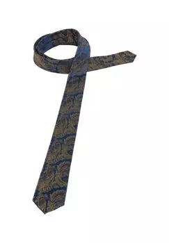 Шелковый галстук высокого качества ETERNA, цвет Blau Gelb