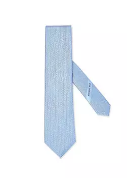 Шелковый галстук Zegna, голубой