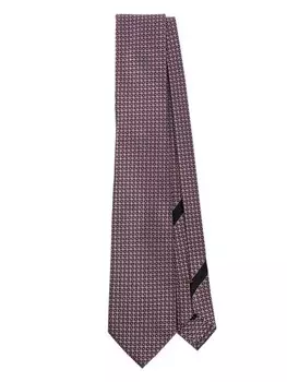 Шелковый галстук Zegna, розовый