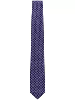 Шелковый галстук Zegna, синий