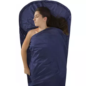 Шелковый хлопковый Спальный мешок Sea to Summit, синий