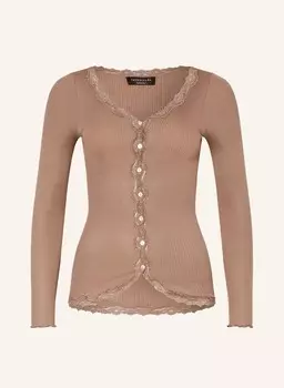 Шелковый кардиган babette rosemunde, кэмел