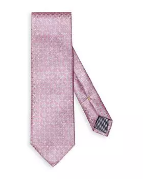 Шелковый классический галстук с цветочным принтом Eton