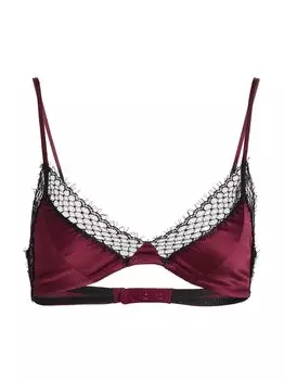 Шелковый кружевной бюстгальтер Melanie Kiki de Montparnasse