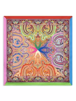 Шелковый нагрудный платок ETRO, красный