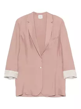 Шелковый пиджак Alysi, розовый