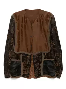 Шелковый пиджак COMMUNS, коричневый