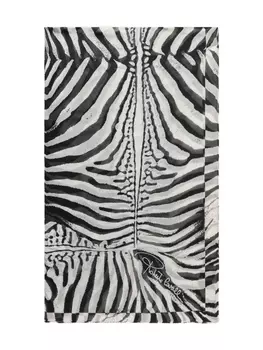Шелковый платок Roberto Cavalli, черный