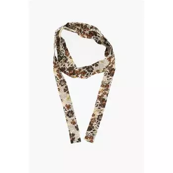 Шелковый платок с цветочным мотивом Dsquared2, Multicolor