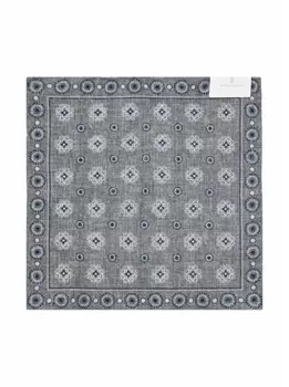 Шелковый платок с принтом Brunello Cucinelli