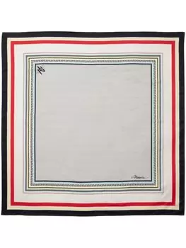 Шелковый платок с принтом NY Liberty 3.1 Phillip Lim, белый