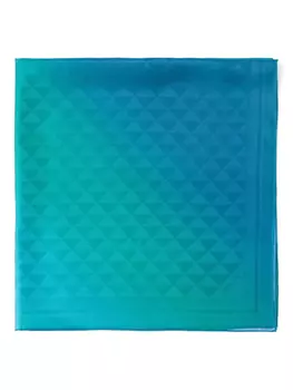 Шелковый платок с принтом Prada, синий