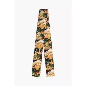Шелковый платок с узором HAWAII Dsquared2, Yellow