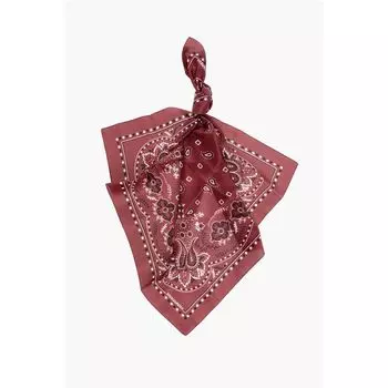 Шелковый платок с узором «Пейсли» Dsquared2, Red