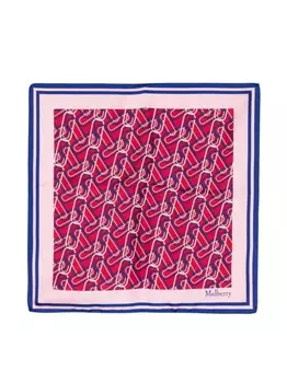 Шелковый платок Softie Chain Mulberry, розовый