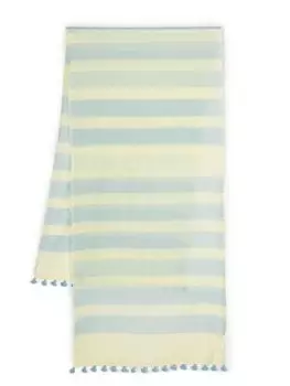 Шелковый платок в полоску Paul Smith, желтый