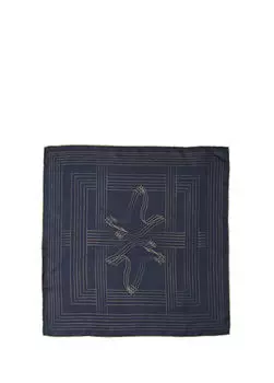 Шелковый шарф 50х50. Beymen Club, синий