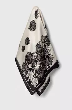 Шелковый шарф Answear Lab, бежевый