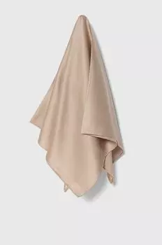 Шелковый шарф Answear Lab, бежевый