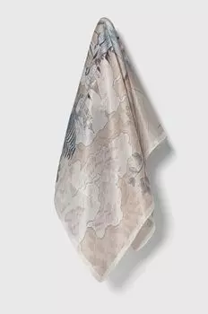 Шелковый шарф Answear Lab, бежевый