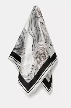 Шелковый шарф Answear.Lab, бежевый