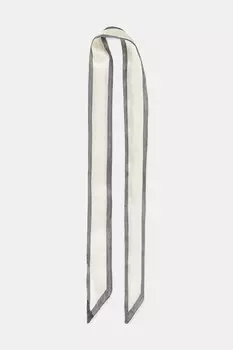 Шелковый шарф Answear.Lab, бежевый