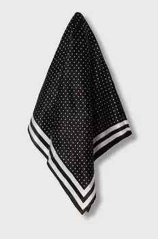 Шелковый шарф Answear Lab, черный