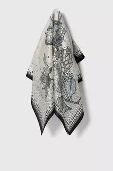 Шелковый шарф Answear Lab, черный