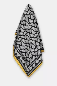 Шелковый шарф Answear.Lab, черный