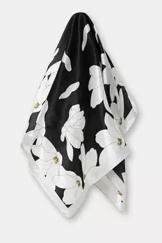 Шелковый шарф Answear.Lab, черный