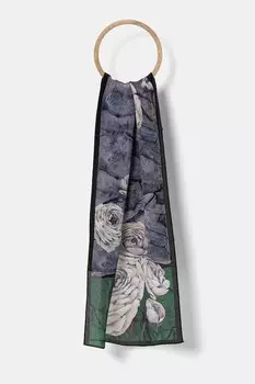 Шелковый шарф Answear.Lab, фиолетовый