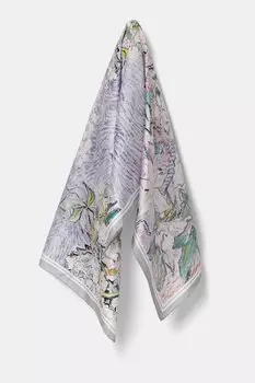 Шелковый шарф Answear.Lab, фиолетовый