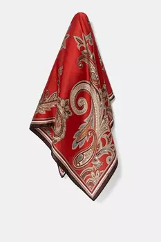 Шелковый шарф Answear.Lab, красный