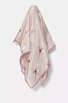 Шелковый шарф Answear.Lab, розовый