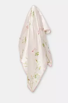 Шелковый шарф Answear.Lab, розовый