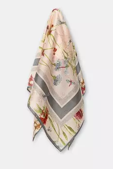 Шелковый шарф Answear.Lab, розовый