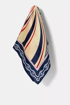 Шелковый шарф Answear.Lab, синий