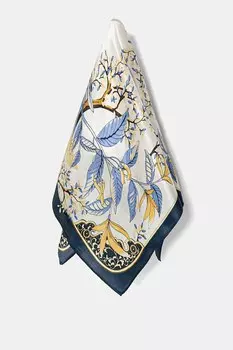 Шелковый шарф Answear.Lab, синий