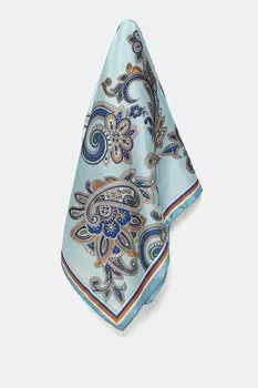 Шелковый шарф Answear.Lab, синий