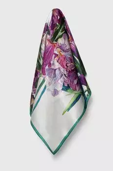 Шелковый шарф Answear Lab, зеленый