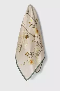 Шелковый шарф Answear Lab, зеленый