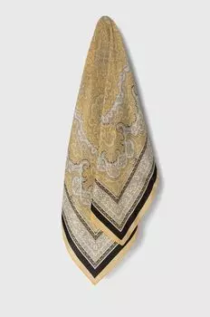 Шелковый шарф Answear Lab, желтый