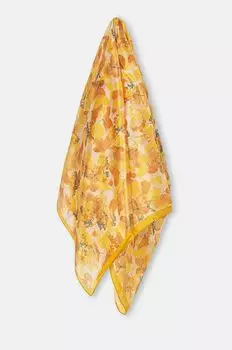 Шелковый шарф Answear Lab, желтый