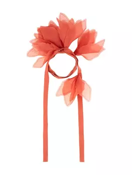 Шелковый шарф Antonelli, розовый